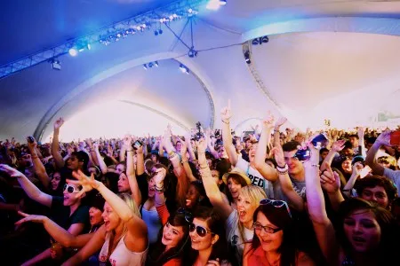 festival crowd